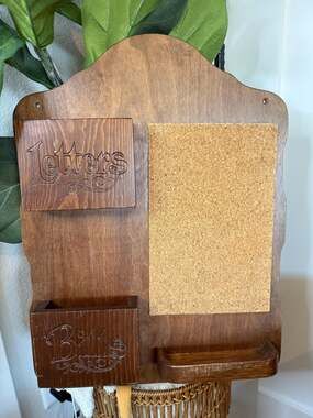 Vintage Wooden Wall Organizer